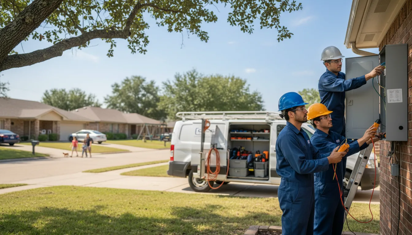 Certified electrician providing emergency electrical services in Elcho, WI
